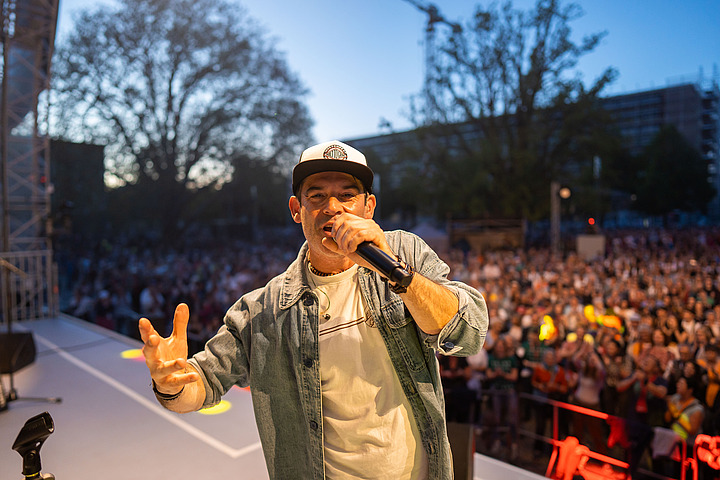 Konzert: Marquess lässt den Platz der Menschenrechte beben
