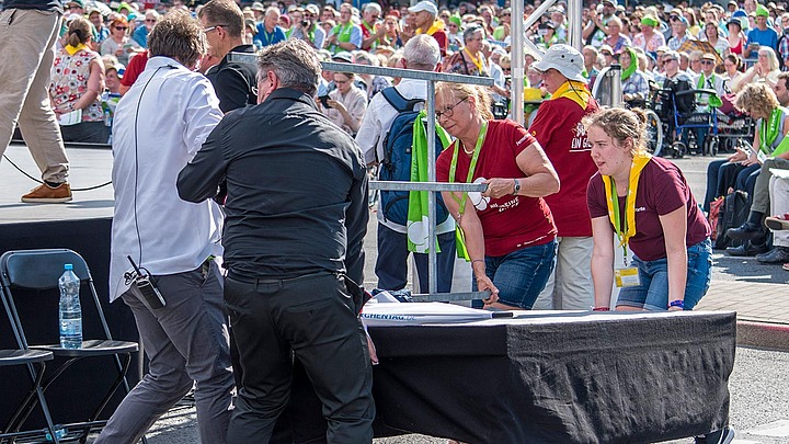 Mithelfen: Anpacken bei einem ganz besonderen Event