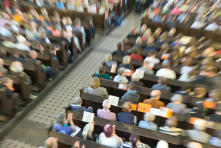 Publikum beim Kirchentag in Berlin