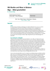 PDF "Mit Martha und Mose in Balance"