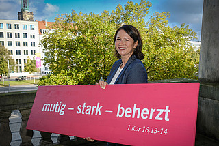 Präsidentin Anja Siegesmund mit Losung
