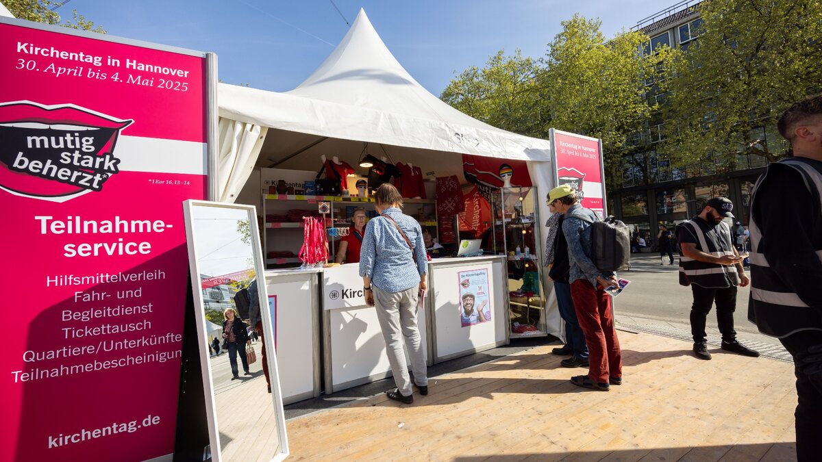 eilnahmeservice beim 39. Deutschen Evangelischen Kirchentag in Hannover (Kirchentag/Jürges)