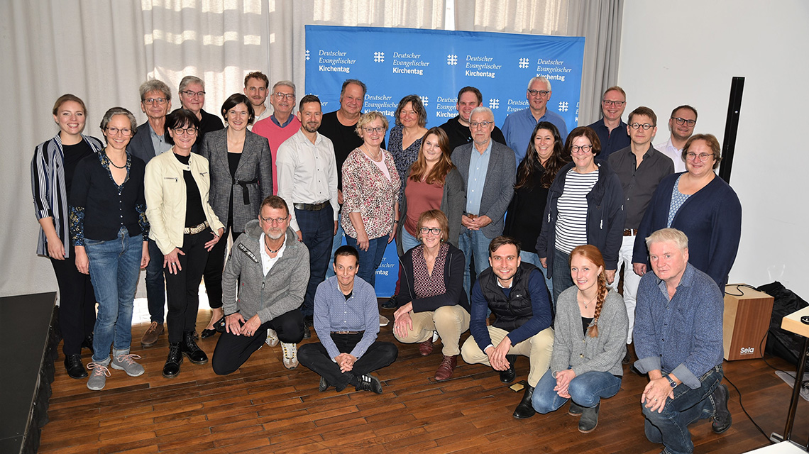 Gruppenfoto der Mitglieder der KDL - Konferenz der Landesausschüsse des Kirchentages